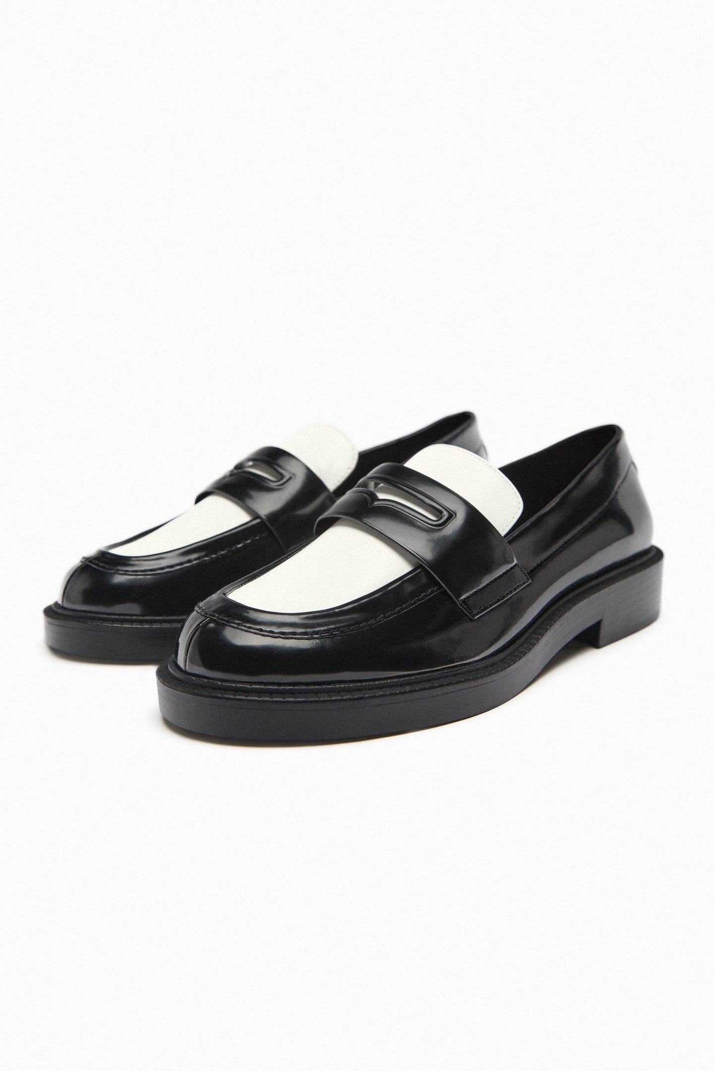 zara leather driving moccasins